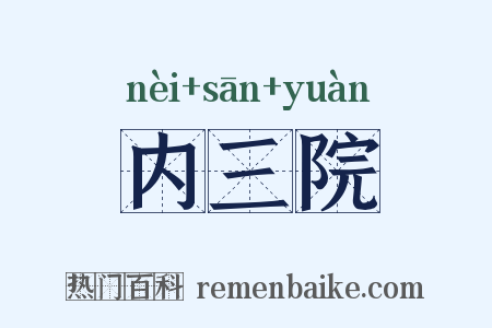内三院是什么意思的图片
